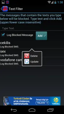 Black List Ultimate android App screenshot 1