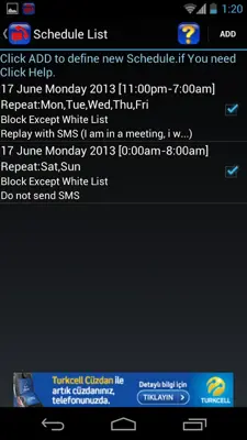 Black List Ultimate android App screenshot 3