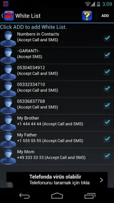 Black List Ultimate android App screenshot 4